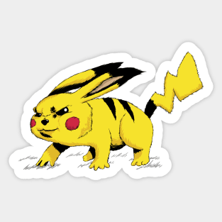 Yellow-Eletric-Mouse Sticker